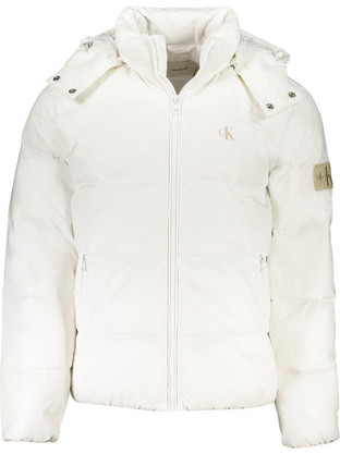 Calvin Klein Essentials Ανδρικό Μπουφάν Χειμωνιάτικο Puffer Λευκό J30J325946-YAF
