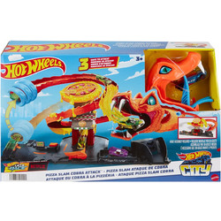 Mattel Hot Wheels City Pizza Slam Cobra Attack