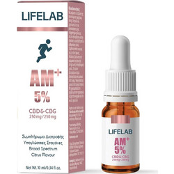 Tikun Lifelab Am+ 5% CBD 250mg & CBG 250mg 10ml