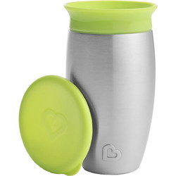 Munchkin Stainless Steel 360 Sippy Cup Λαχανί 296ml