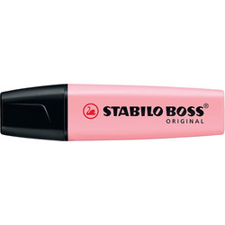 STABILO ΜΑΡΚΑΔΟΡΟΣ ΥΠΟΓΡΑΜΜΙΣΗΣ BOSS 70/129 ΠΑΣΤΕΛ ΡΟΖ 10Τ