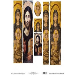 ART HOBBY Χαρτί Decoupage Λαμπάδας A3 NCF-593
