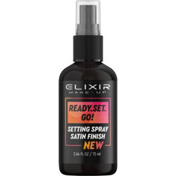 Elixir Ready.Set.Go! Setting Spray Satin Finish Σταθεροποιητικό σπρέι μακιγιάζ 75ml