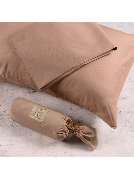 Melinen Σεντόνι Υπέρδιπλο με Λάστιχο 160x200+32 Urban Line Choco