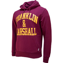 Franklin & Marshall Ανδρικό Φούτερ με Κουκούλα Κόκκινο JM5010.000-2002P01-315