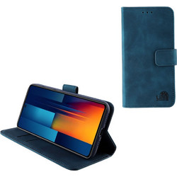LIME ESSENTIAL ΘΗΚΗ XIAOMI POCO M6 PRO 4G 6.67in MAGNET BOOK STAND CLIP DARK BLUE