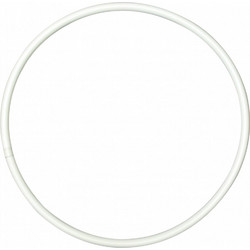 ΑΘΛΟΠΑΙΔΙΑ Στεφάνι Ρυθμικής Πλαστικό 70cm 009.8002-Λευκό Λευκό