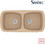 Sanitec Classic 319 Επικαθήμενος Νεροχύτης Γρανίτη Ματ Granite Beige 93x51cm