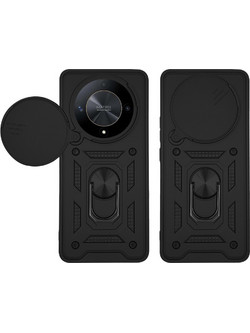 Sonique Ring Armor CamPro Θήκη (Honor Magic6 Lite 5G) Μαύρο