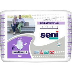 Seni Active Plus Large Πάνες Βρακάκι Ακράτειας 7 Σταγόνες 10τμχ