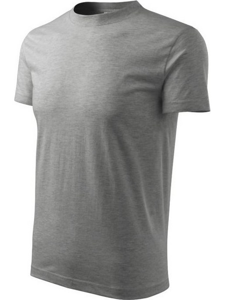 Adler Classic U Ανδρικό Διαφημιστικό T-shirt Κοντομάνικο σε Γκρι Χρώμα MLI-10112
