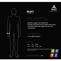 Wrist protection Select Profcare Neoprene 6700