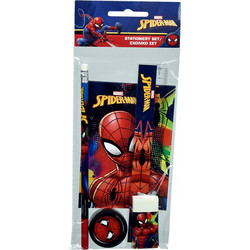 Σχολικό σετ Gim Spiderman σετ 5τμχ (337-06755)