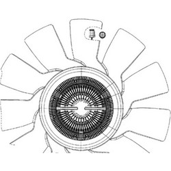 Mahle Βεντιλατέρ, Ψύξη Κινητήρα - Cff 497 000P