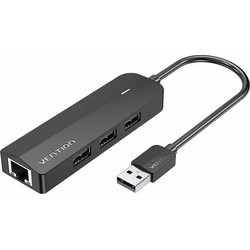 Vention CHPBB USB Hub 3.0 USB-A με 4 Θύρες USB-A / Ethernet