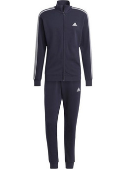 Adidas Sportswear Basic 3-Str French Terry Ανδρικό Σετ Φόρμας με Λάστιχο Navy Μπλε IC6765