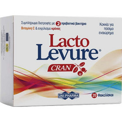 Uni-Pharma Lacto Levure Cran Προβιοτικά 20 Φακελάκια