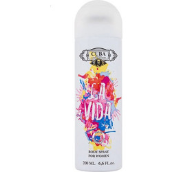 Cuba La Vida Γυναικείο Αποσμητικό Spray Χωρίς Αλουμίνιο 200ml