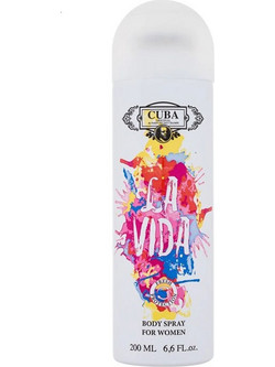 Cuba La Vida Γυναικείο Αποσμητικό Spray Χωρίς Αλουμίνιο 200ml