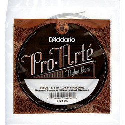 D'Addario J4506 Χορδή Κλασικής Κιθάρας E Silver Plated Copper 43" Normal Tension