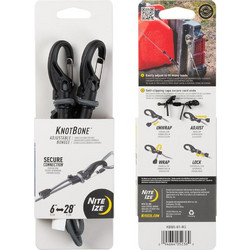 Knotbone Bungee Tension Hook Black 71cm KBB5-01-R3 Nite Ize
