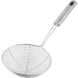 Κουτάλα με Δίχτυ Τηγανητών Inox V019 VIOSARP 33cm