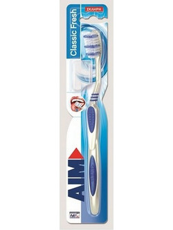 Aim Classic Fresh Medium Οδοντόβουρτσα Ασημί