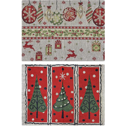 Σουπλά δέντρο christmas 44x34cm Xmasfest 1133203