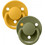 BIBS de Lux Πιπίλες Σιλικόνης 0-36m Honey Bee Olive 2τμχ