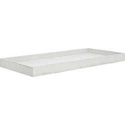 Lugano Αποθηκευτικό Συρτάρι 93x200x15εκ. (Για Κρεβάτι Lugano 90x200εκ. ) Whitewashed Oak