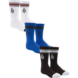 VOLCOM 'FULL STONE' 3-PACK ΠΑΙΔΙΚΕΣ ΚΑΛΤΣΕΣ ΑΓΟΡΙ F6332431-MLT (MLT/MULTI)