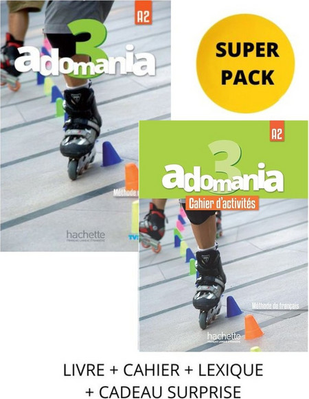 ADOMANIA 3 SUPER PACK (LIVRE + CAHIER + LEXIQUE + CADEAU SURPRISE) N/E
