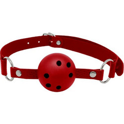Alive Discretion Breathable Gag Red