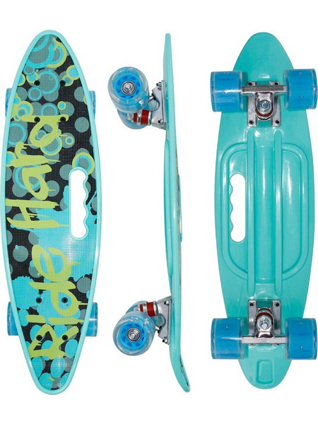 Skate Board Fish Professional Με Flash Στους 4 Τροχους