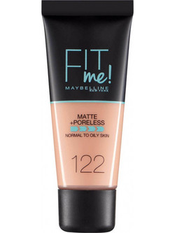 Maybelline Fit Me Matte & Poreless 122 Cream Beige Liquid Foundation 30ml