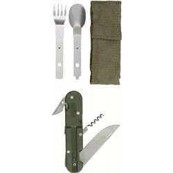 Mfh 33583 Cutlery Set (Σουγιάς + Κουτάλι + Πιρούνι)