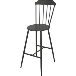 ΜΕΤΑΛΛΙΚH ΚΑΡΕΚΛΑ ΜΑΥΡΗ ΨΗΛΗ - 53x45x116cm 2/ΚΙΒ