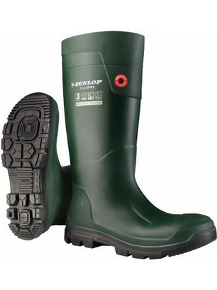 Dunlop Purofort Fieldpro S4 Γαλότσες Ασφαλείας Γονάτου Χακί