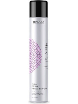 Indola Innova 3 Finish Strong Laque Λακ Μαλλιών Δυνατό Κράτημα 500ml