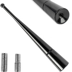 AMIO ΚΕΡΑΙΑ ΟΡΟΦΗΣ ANTM13 10cm ΜΕ 2 ΑΝΤΑΠΤΟΡΕΣ 5-6mm ΜΑΥΡΗ ΑΜΙΟ - 1 ΤΕΜ. 04163/AM