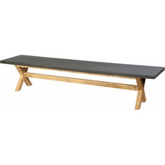 Liberta - Maison CALDERA Παγκάκι Cement 180x40x43.5cm 22-0272