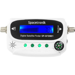 Spacetronik SP-SFDM01 (5903031011135) | Ψηφιακός μετρητής δορυφορικού σήματος με ενσωματωμένη πυξίδα