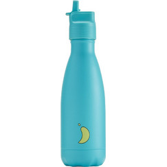 Chilly's Original Kids Aqua Παιδικό Παγούρι Θερμός Ανοξείδωτο BPA Free Τιρκουάζ 350ml