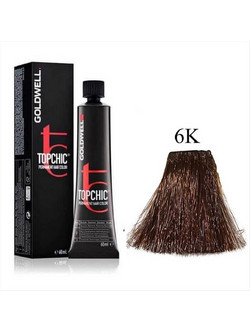 Goldwell TopChic 6K Χάλκινο Σκούρο Φωτεινό Μόνιμη Βαφή Μαλλιών 60ml