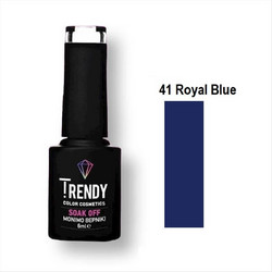 Trendy Soak Off 41 Royal Blue Ημιμόνιμο Βερνίκι Νυχιών 6ml