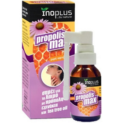Inoplus Max Σπρέι Λαιμoύ Εχινάκεια Πρόπολη & Tea Tree Oil 20ml