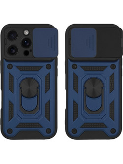 Sonique Ring Armor CamPro Θήκη iPhone 16 Pro Blue