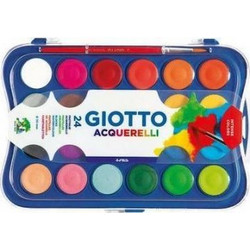 Giotto Νερομπογιές 24 Χρώματα Με Πινέλο (000352400)