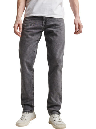 Superdry Vintage Ανδρικό Τζιν Παντελόνι Ελαστικό Slim Εφαρμογή Ανθρακί M7010887A-B10