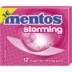 Mentos Storming Bubble Fresh Τσίχλες 33gr Τεμάχιο